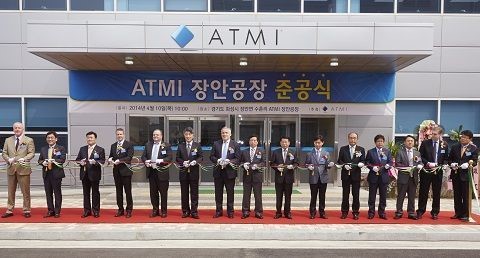 Ceremony Marks Grand Opening of ATMI’s South Korea Manufacturing Facility
