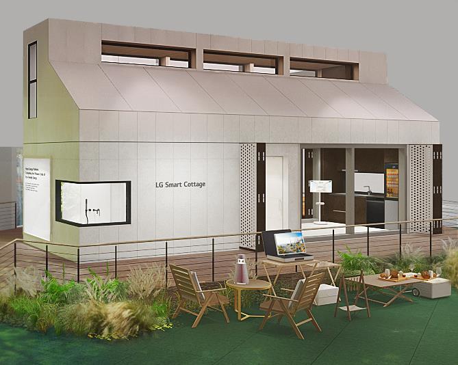 The photo provided by LG Electronics Inc. shows the LG Smart Cottage, set to be unveiled at IFA 2023. 