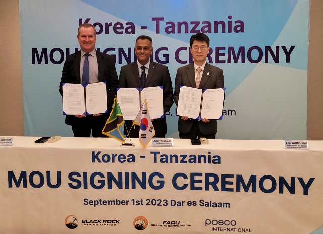 POSCO International Signs 2 MOUs for Battery Material Supply in Africa